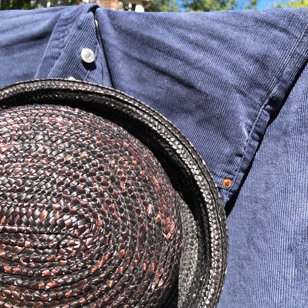 Vintage straw bowler hat like Vickie’s from Stranger Things! - Picture 7 of 8